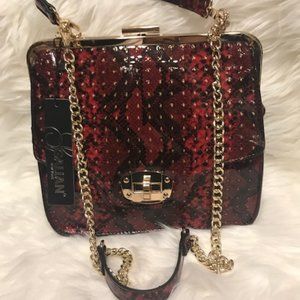 Habndbag - Red Purse Patent Leather handbag